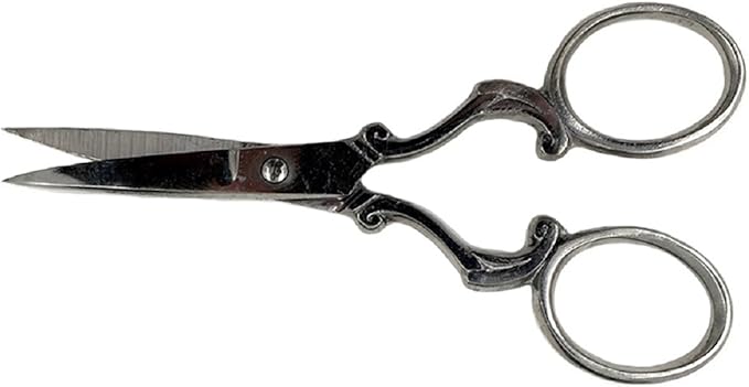 Badass Beard Care Beard & Mustache Stainless Steel Trimming Scissors For Men - Extremely Sharp and Durable (Silver)