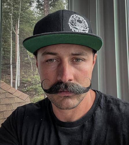 THE VINTAGE GROOMING CO. Death Grip and Black Magic Death Grip Extra Strong Hold Mustache Waxes Set
