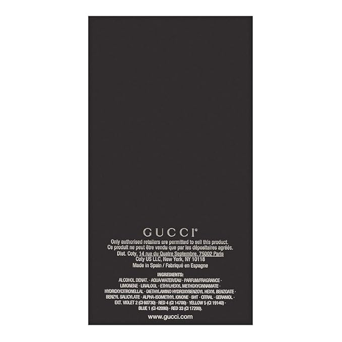 Gucci Guilty by Gucci for Men Eau de Toilette Spray, 3 Fl Oz (Pack of 1)