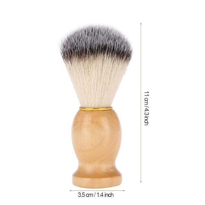 Beard Brush For Men Mens Shaving Brush,Shaving Brush Men,Fashionable Practical Shave Brush Travel Shaving Brush Shave Cream Brush,Artistic For Salon Clean Extra Beard Travel Home