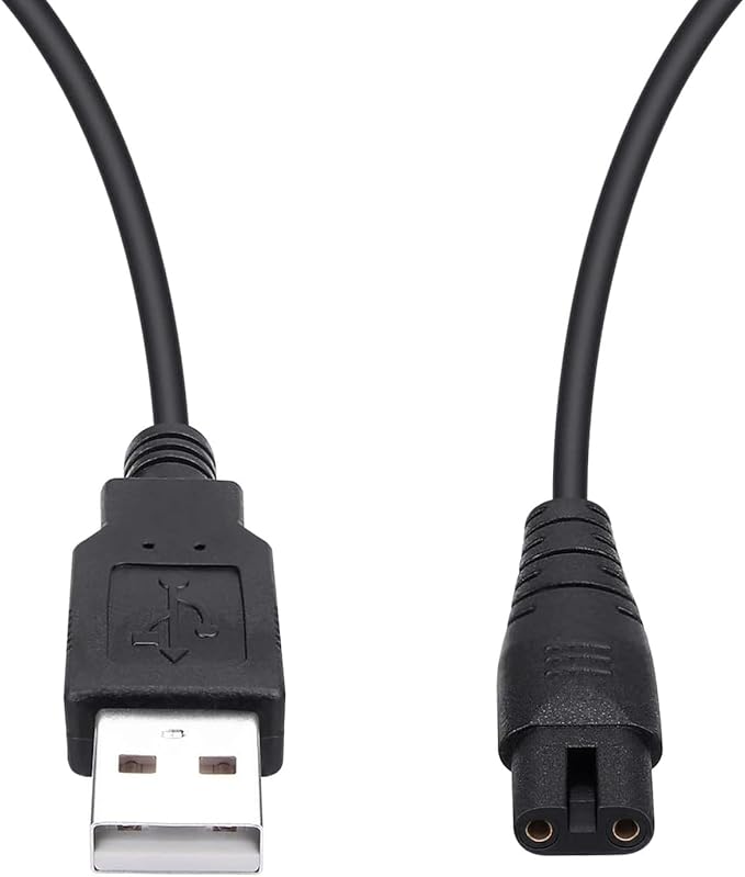USB Charging Cable for Nicwell, Fairywill, Aquasonic, MOSPRO, Nicefeel, Zerhunt, Oralfree, Waterfloss, Tovendor, Hangsun, Initio, McNaval , Cremax and USB Charging Cord Replacement Parts ( Black)…
