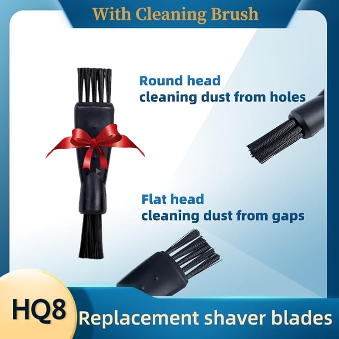 3Pack Electric Shaver Blades Fit for s Norelco, HQ8 Shaver Heads for Shaver 7310XL 7340xl 7325XL AT811 AT830, High Precision Cutting System for Comfortable shaving,Painless & Cleaner Shave