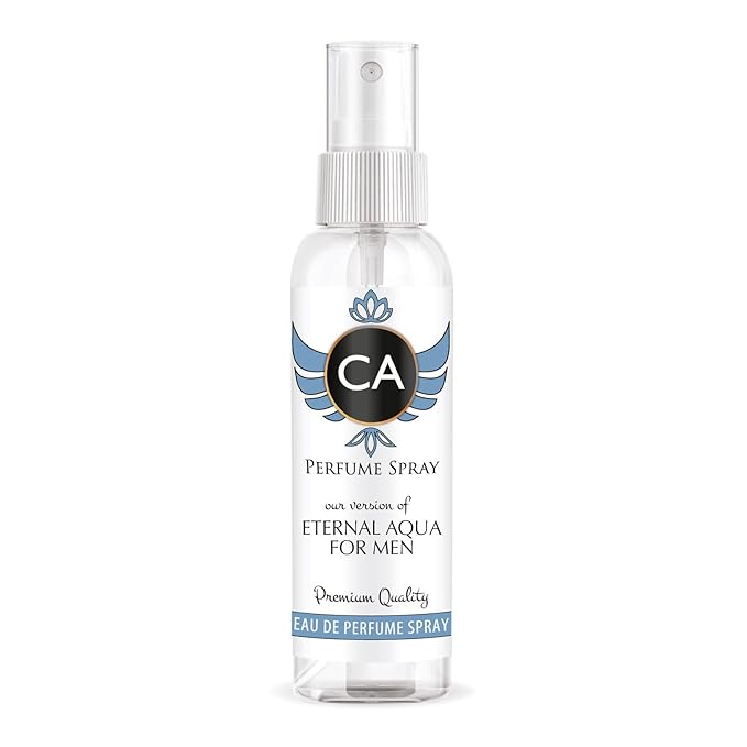 CA Perfume Eco Refill Impression of Eternal Aqua For Men Woody Aromatic Long Lasting Fragrance Eau De Parfum 2 Fl Oz 60ml