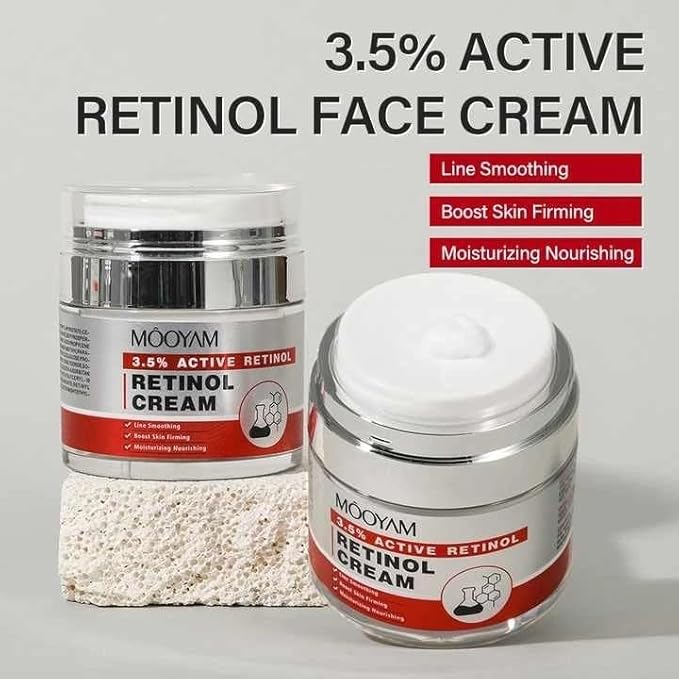Retinol Anti Aging Face Moisturizer Creams for Face, Collagen Cream With Hyaluronic Acid, Face Lift Cream for Skin Tightening and Firming, Wrinkle Smoother for Women & Men