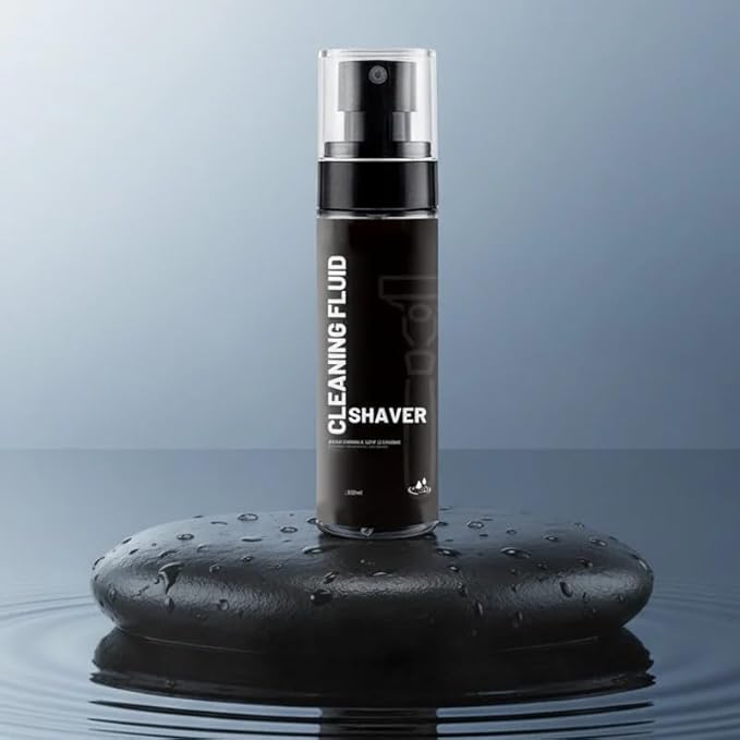 Electric Shaver Guard Cleaning Spray, Universal Efficient Electric Razor Cleaner Spray, Easy Cleaning of Your Electric Shaver, Say Goodbye to Clogged Razors, for Cleaning, Lubricating (100ml)
