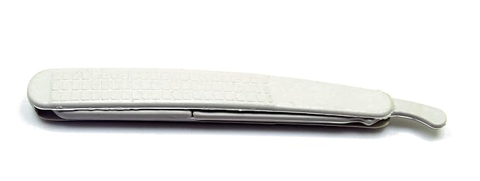 Barber Razors Straight Edge Folding Handle White with Blade