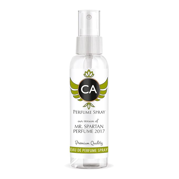 CA Perfume Eco Refill Impression of Mr. Spartan Perfume 2017 for Men Citrus Aromatic Long Lasting Fragrance Eau De Parfum 2 Fl Oz 60ml