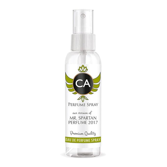 CA Perfume Eco Refill Impression of Mr. Spartan Perfume 2017 for Men Citrus Aromatic Long Lasting Fragrance Eau De Parfum 2 Fl Oz 60ml
