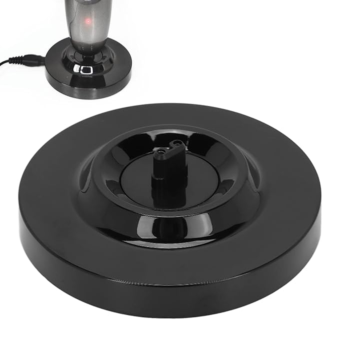 Electric Shaver Charging Stand, Black Round Shape Men's Shaver Charger Base Universal Charging Dock for s5000 6000 7000 s8000 s9000