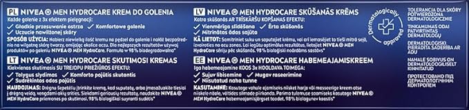 Nivea Mens Mild Shaving Cream Originals 100 Ml