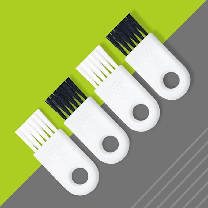 30pcs Electric Shaver Cleaning Brush Razor Cleaner Tool White and Black Bristles for Men’s Shaving Razor Maintenance and Hygiene