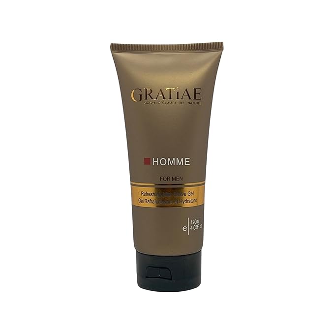 Gratiae Organics Refreshing Moisturizing Gel for Men, 4.05 Fl Ounce