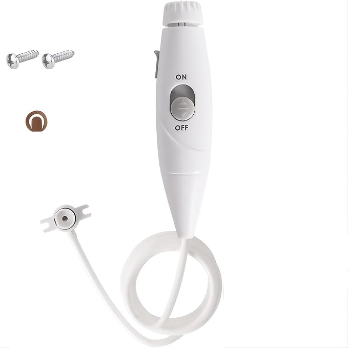 Replacement Hose and Handle Parts for Waterpik Aquarius Water Flosser (WP-660 & WP-670 Series) Oral Hygiene Accessories Water Hose Plastic Handle Compatible