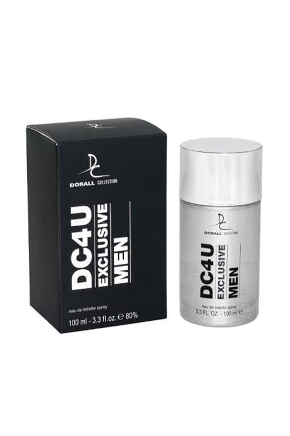 DC 4U EXCLUSIVE BY DORALL COLLECTION COLOGNE FOR MEN 3.3 OZ / 100 ML EAU DE TOILETTE SPRAY