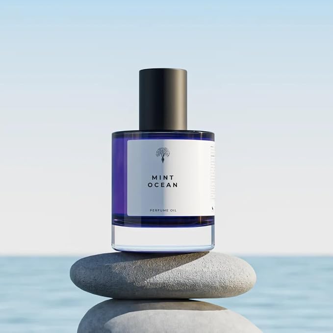 Eternal perfume oils | Exquisite Scents Inspired by Iconic Fragrances | Long-Lasting - Perfume Oils for Women & Men (Mint Ocean)