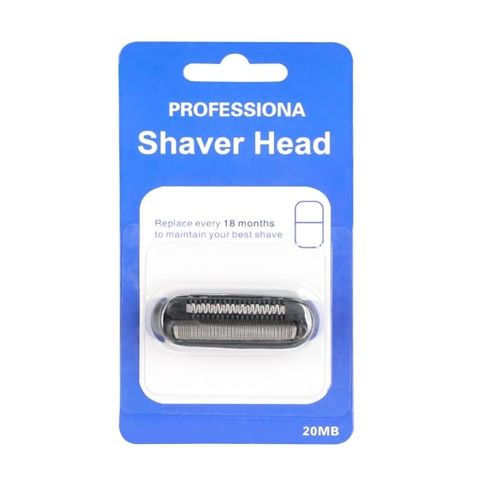 Replacement Head 20MB Compatible with Electric Shaver, Wet and Dry Replacement Head Compatible with 20MB Foil and Cutter, Replacement Head Fit 5603 M1011Y M1011K(1 Count)