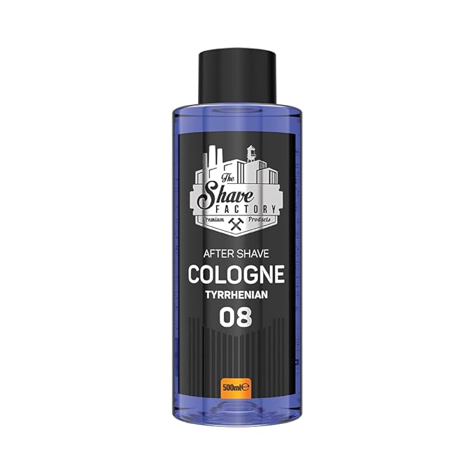 the shave factory After Shave Cologne Series - Cologne for Men, Aftershave for Men, Refreshes and Relieves Face and Skin (08 Tyrrhenian)