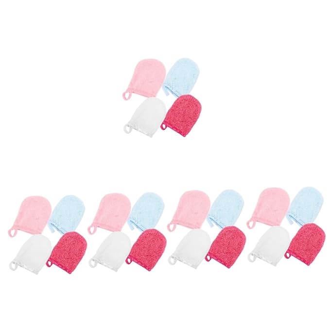 20pcs Facial Cleaning Gloves Sleep Mask Mitts Makeup Remover Mitts for Women Men Home Use