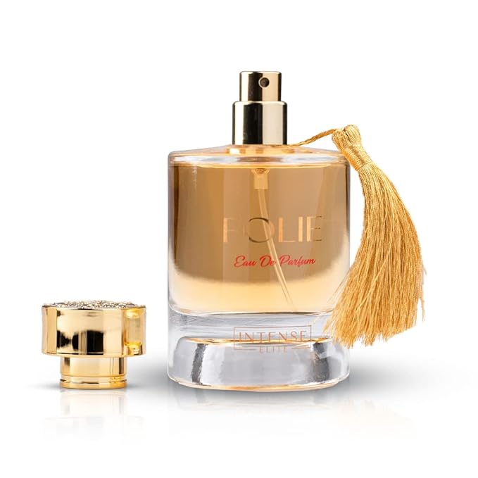 INTENSE ELITE Folie Eau De Parfum for Women 100ML (3.4Oz) Arabian Perfumes for women With Saffron & Red Fruits Notes Long Lasting Perfume for Women