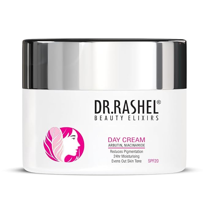 DR.RASHEL White Skin Day Cream For Women And Men All Skin Types Repairs Cells Provides Sun Protection And Rejuvenates Vegan Paraben Free - 50 G / 1.76 Fl Oz