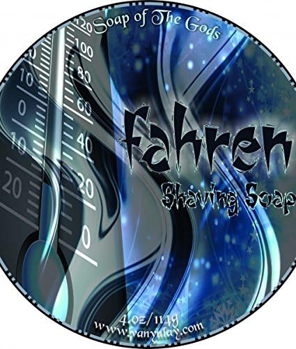 Farhen - Shaving Soap with Cocoa and Shea Butters All Natural Skin Food. Moisturizing and Nourishing for Men and Women.