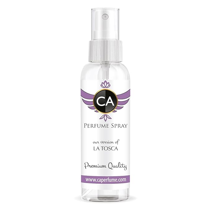 CA Perfume Eco Refill Impression of La Tosca For Women Eau de Parfum Spray Atomizer Bottle 2 Fl Oz/60ml-X1