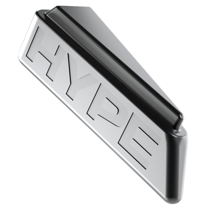 HYPE X1 Razor Stand - CNC Machined Aerospace-Grade Aluminum - Secure & Stylish Storage for X1 Razor - Prevents Blade Dulling and Corrosion - Enhances Hygiene & Aesthetics -Silver