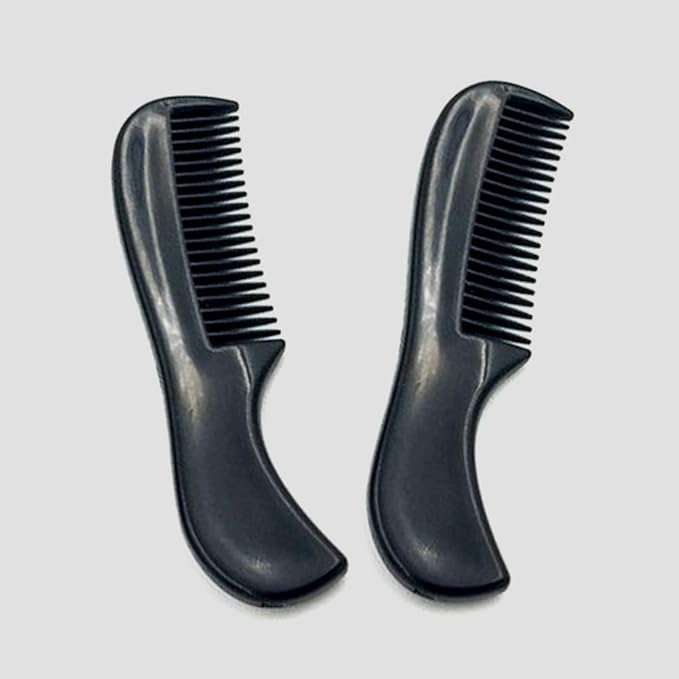 Beard Comb for Men: Mini Hair Comb - 10Pcs Mustache Beard Plastic Pocket Sized Hairdressing