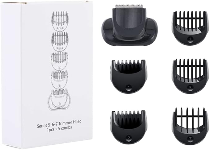 Beard Trimmer Attachment for Series 5, 6 and 7 Electric Razors, Compatible with Electric Shavers 5018s, 5020s, 6075cc, 7071cc, 7075cc, 7085cc, 7020s, 5050cs, 6020s, 6072cc, 7027cs