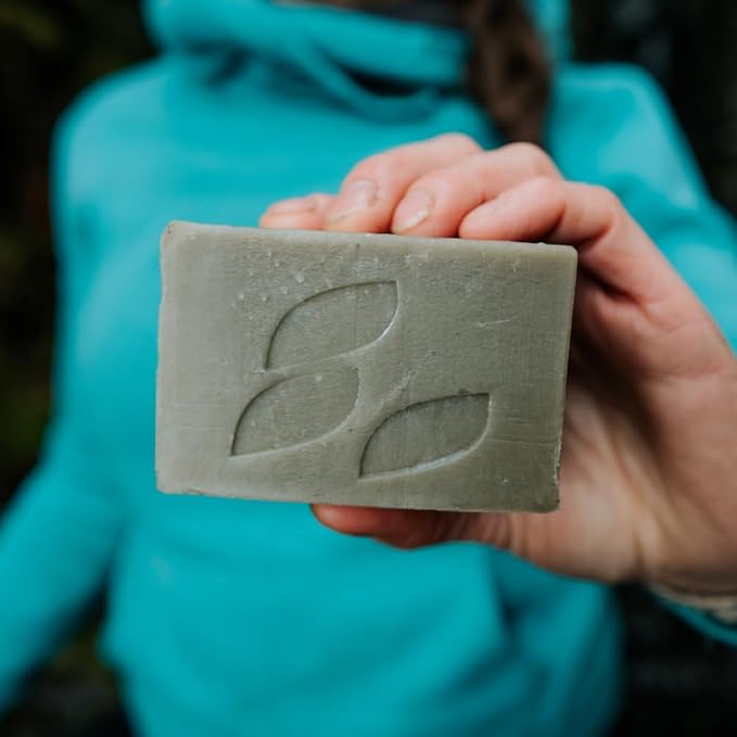 Alaska Glacial Cold-Process Mineral Clay Soap Bar made with Organic Oils | Face, Body, Shampoo & Shave | Hydrates & Detoxifies | For All Skin Types – Thieves Blend, 2 Pack