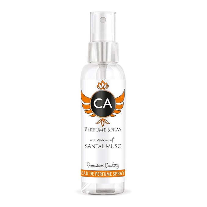 CA Perfume Eco Refill Impression of Santal Musc for Unisex Woody Long Lasting Fragrance Eau De Parfum 2 Fl Oz 60ml