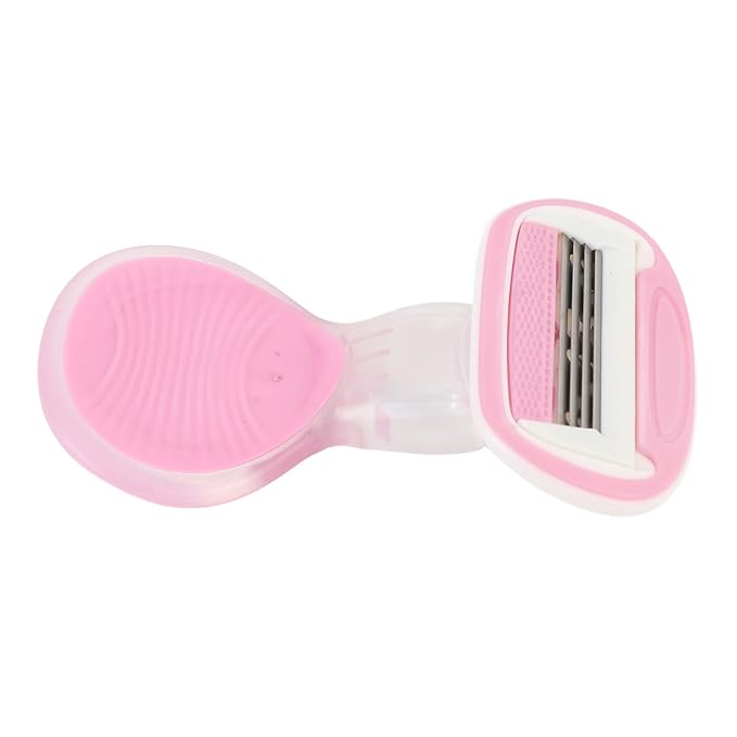 Women Manual Shaving Tool Wide Lubrication Strip 4 Layer Cutter Floating Head Manual Body Hair Trimmer for Arm Leg Armpit