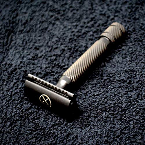 PRO Safety Razor For Men Double Edge Real Hand Crafted German Steel Black