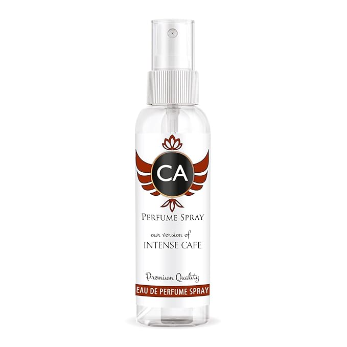 CA Perfume Eco Refill Impression of Intense Cafe for Unisex Amber Vanilla Long Lasting Fragrance Eau De Parfum 2 Fl Oz 60ml