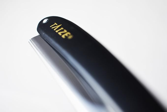 TAIZE -Professional Barber- Straight Edge Razor - Black - 6''