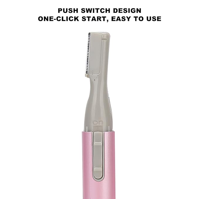 Electric Eyebrow Trimmer , Portable Electric Eyebrow Razors , Painless Face Hair Removal Tool , Electric Eyebrow shaver for Women for Eyebrows , Neckline , Nose , Ears , moment and Painless Hair Removal