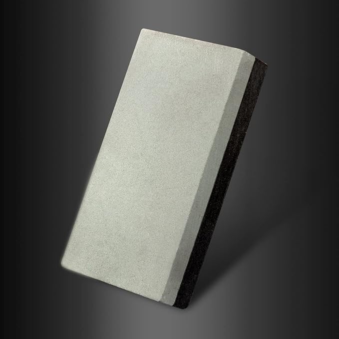 1PC Small Sharpening Stone Dual Sided 400#/800# Combination Pocket-sized Whetstone, Rough Grinding Silicon Carbide/Boron Carbide Stone(1.97x0.98x0.39inch)