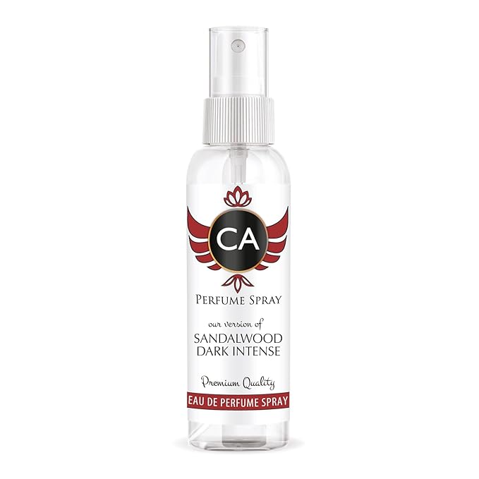 CA Perfume Eco Refill Impression of Sandalwood Dark Intense for Women Amber Woody Long Lasting Fragrance Eau De Parfum 2 Fl Oz 60ml