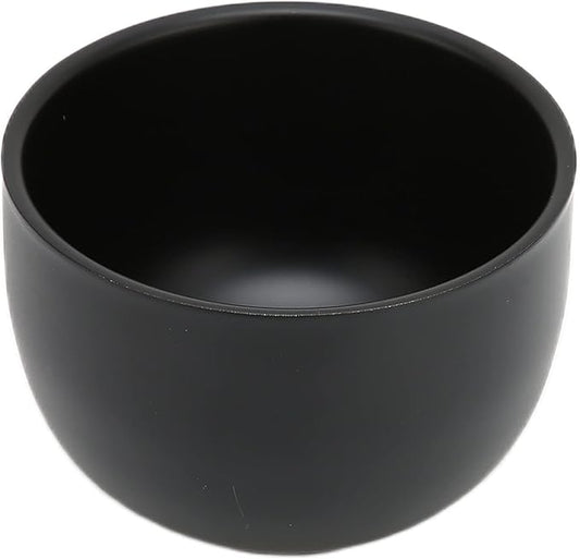 Shaving Soap Bowl With Lid, Shaving Bowl,Black Stainless Steel Shaving Bowl Men's Foam Cup,Slick Shaving Lather Bowl for Men Father's Day Gifts