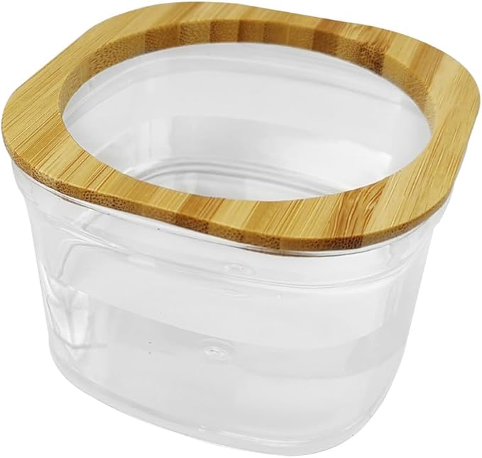 Bamboo Shaver Rinse Stand Compatible with Microtouch Titanium Electric Head Shaver