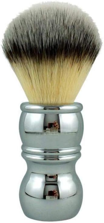 RazoRock Chrome Silvertip Plissoft Synthetic Shaving Brush