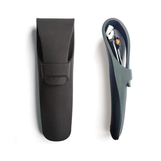 Soft Razor Travel Case For Shaver Waterproof Razor Protective Safety Razor Protective Case Travel Carrying Case