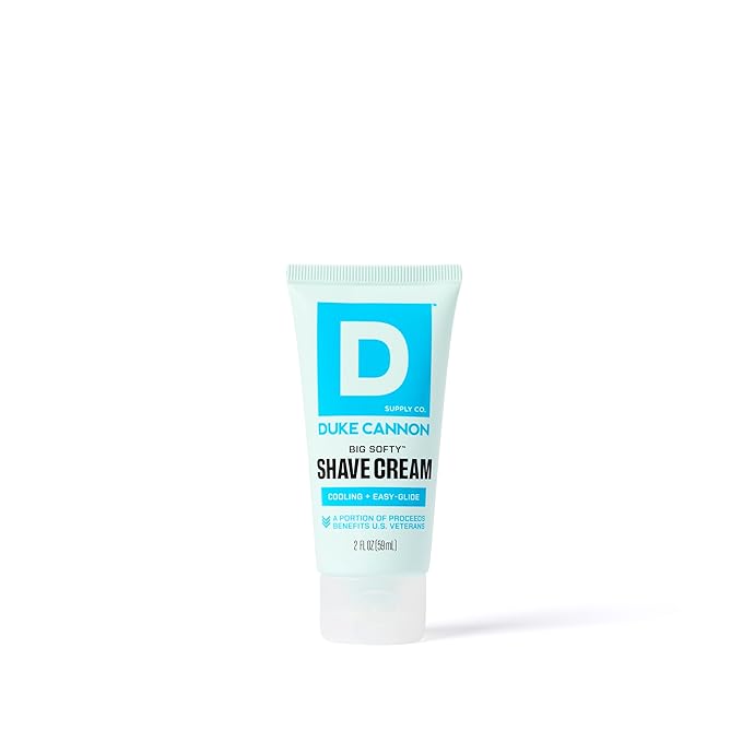Duke Cannon Men’s Shave Cream – 2 oz Travel Size, Moisturizing Shaving Cream for Smooth, Comfortable Shaves