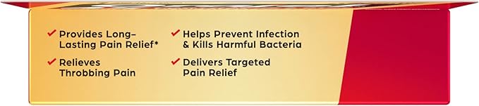 Orajel 4X for Toothache & Gum Pain: Severe Cream Tube 0.33oz- From Oral Pain Relief Brand