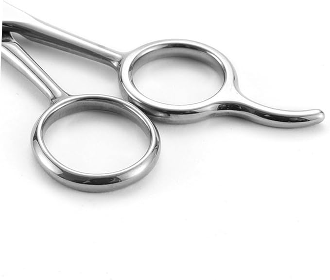 NOLITOY 2pcs Men Stainless Steel Beard Scissors Hairdressing Scissors Mustache Trimmer Compact Beard Care Tool for Male Friends