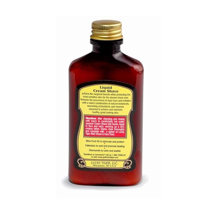 Lucky Tiger Liquid Shave Cream 5 Fz - 2 Pack