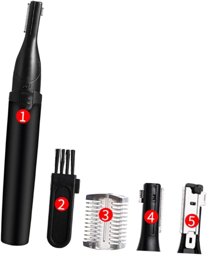 Hemoton Eyebrow Shaver Electric Eyebrow Trimmer Trimming Detachable Head Waterproof Perfect for Women Grooming Tool