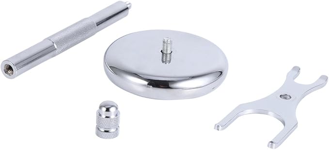 Razors Brush Stand, Heavy Duty Metal Shaving Holder, Alloy Storage Shaving Tool Stand Rack for Most Razors and Brushes (3#)