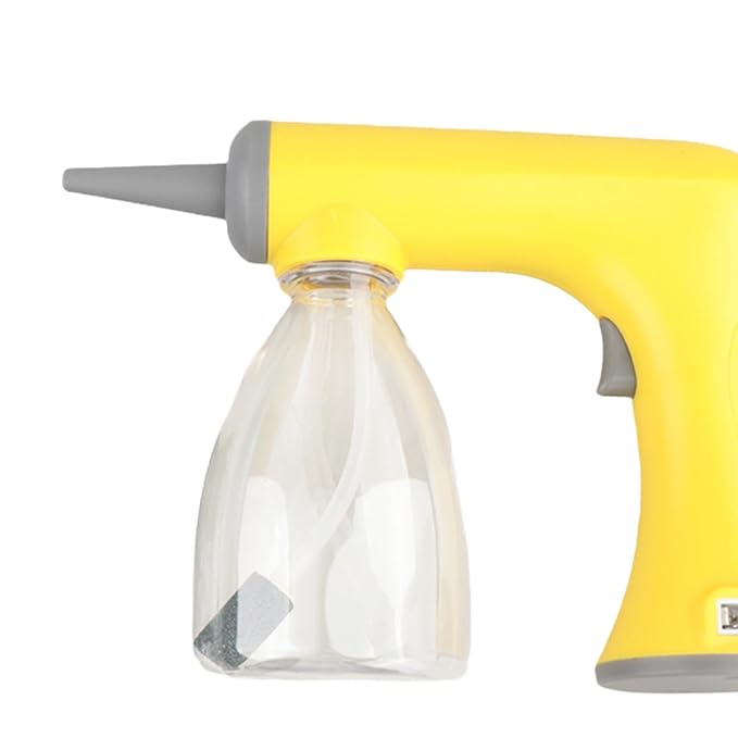 Foam Machine Professional Hot Lather Machine Cold and Hot Perm Convenient Reusable Lather Maker Charging for Salon Household, yellow 300ml
