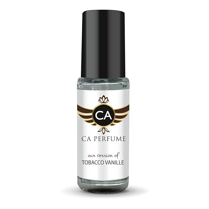 CA Perfume Impression of Tobacco Vanille for Men Perfume Oil Amber Spicy Scent Long Lasting Cologne for Men Travel Size Mini Perfume Sample TSA Ready Body Oil Roll-on 0.14 Fl Oz 4ml